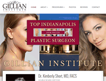 Tablet Screenshot of indyplasticsurgery.com